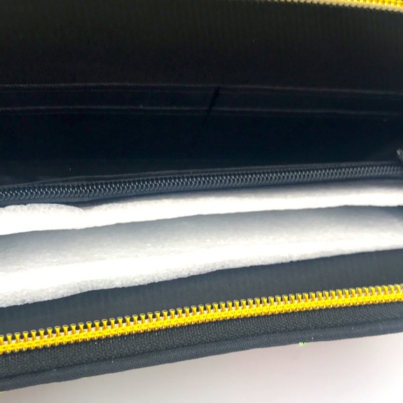 Imported Embroidered Floral Flap Wallet Wristlet - Picture 6 of 10